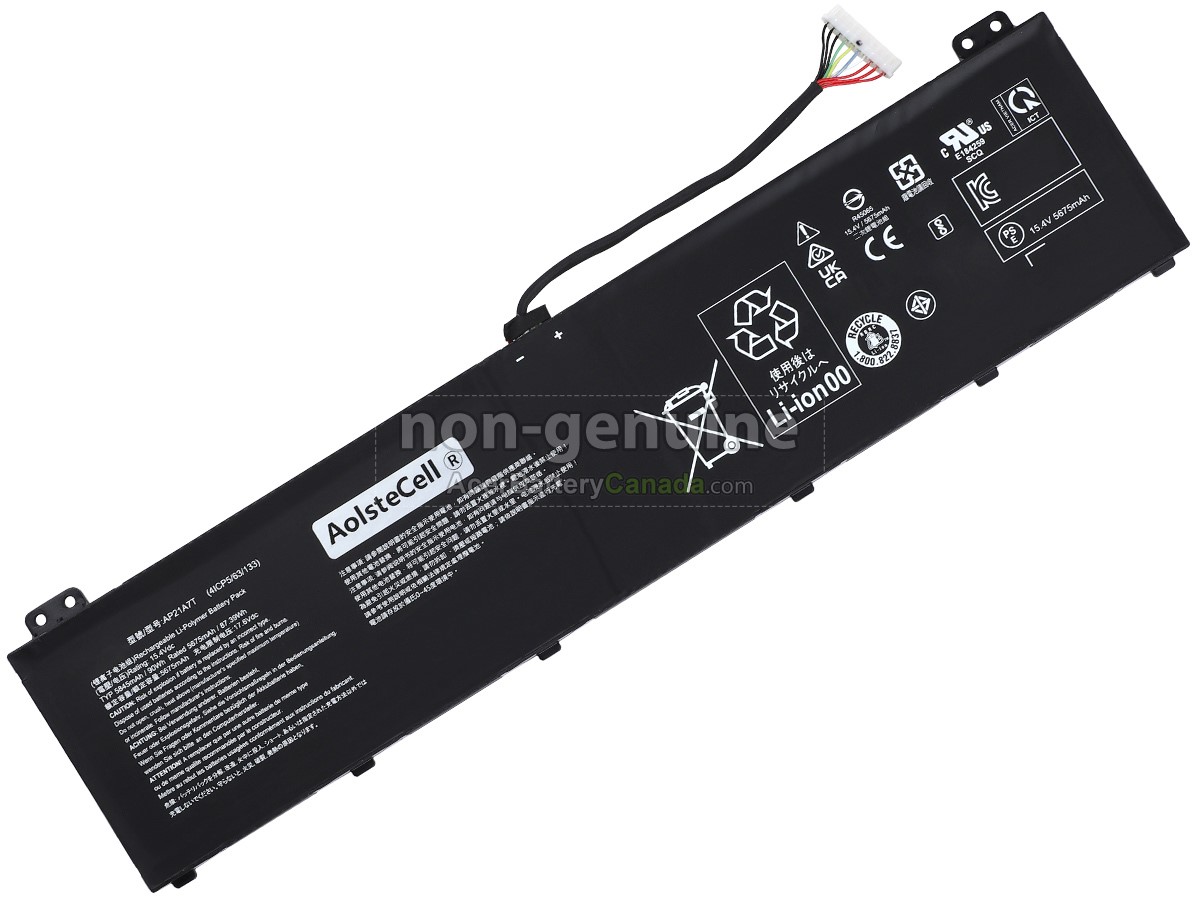 Acer NITRO 5 AN517-55-56DU battery replacement