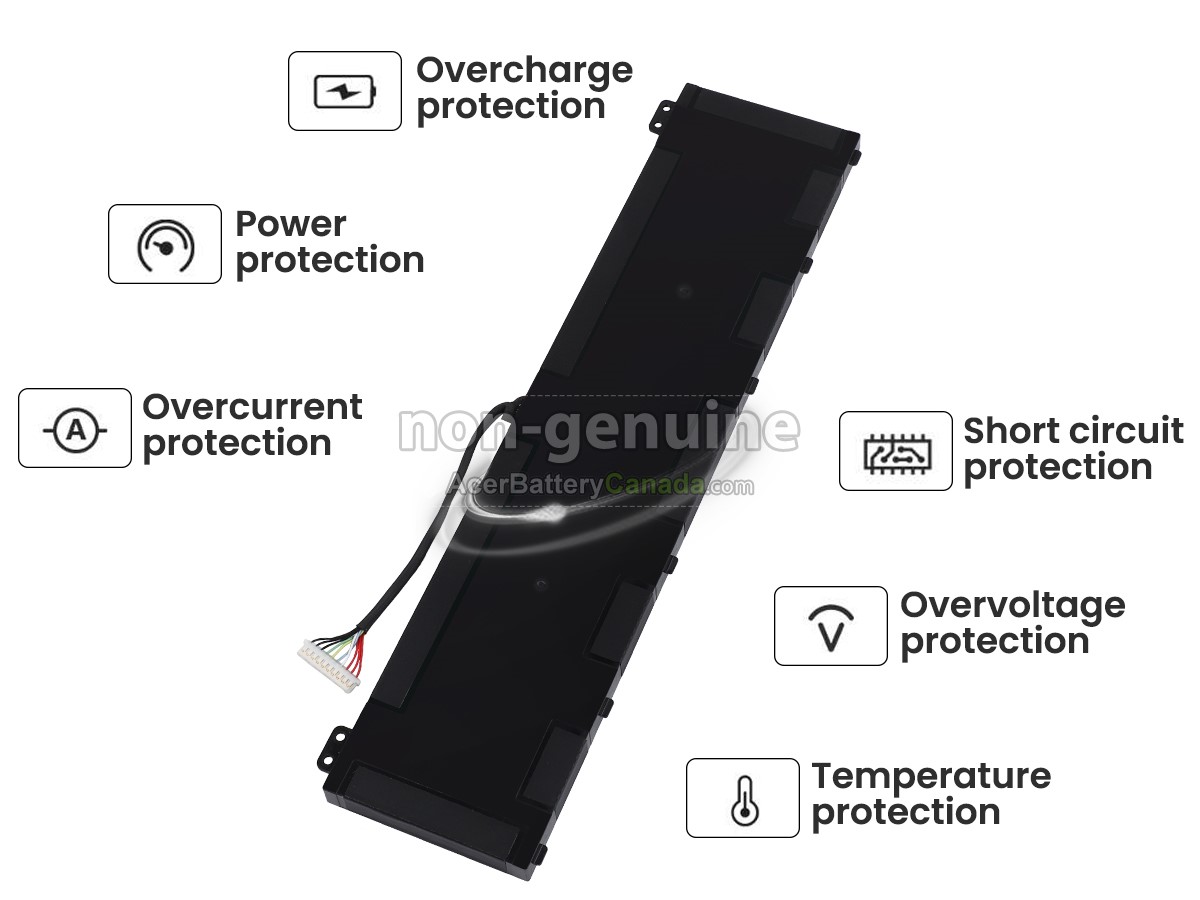 Acer NITRO 5 AN517-55-72R4 battery replacement