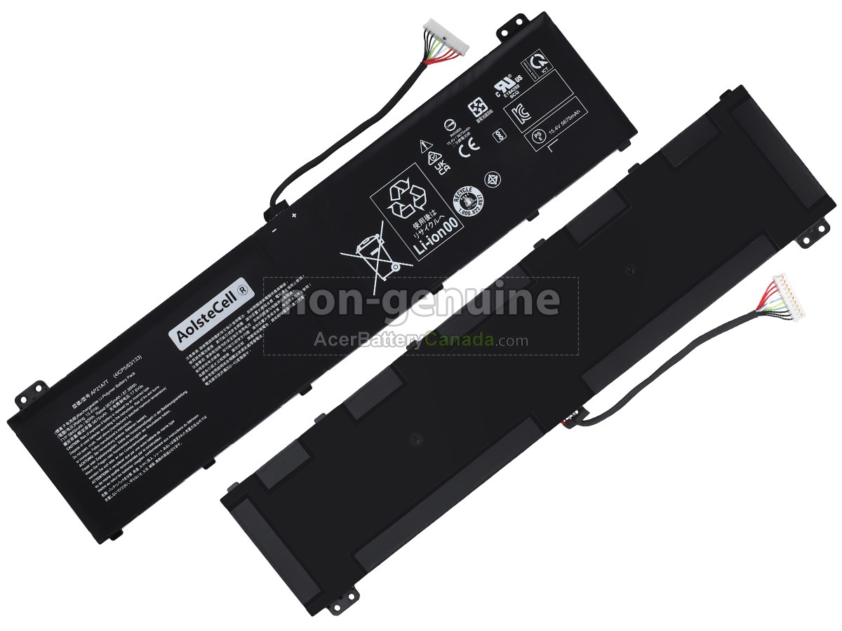 Acer NITRO 5 AN517-55-56DM battery replacement