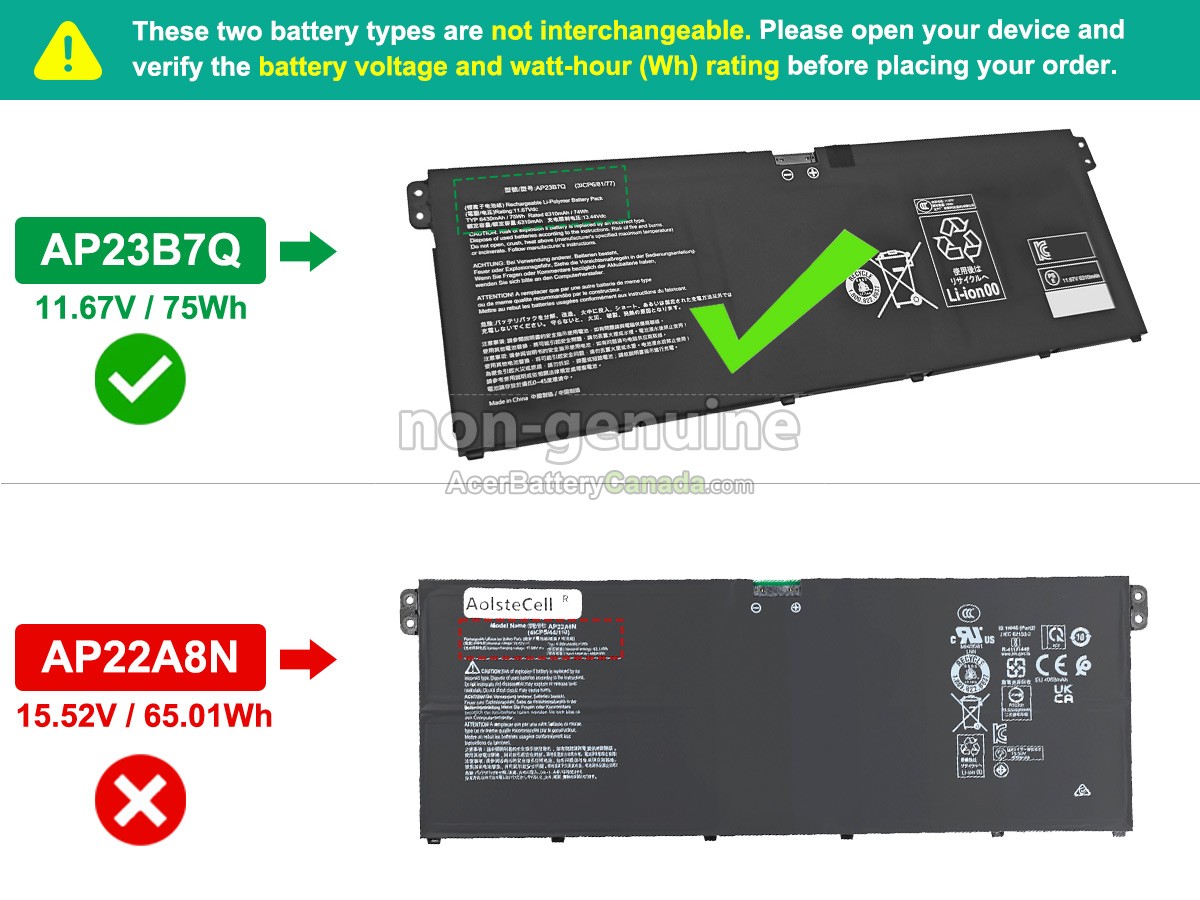 Acer SWIFT 14 AI SF14-61T-R49D battery replacement