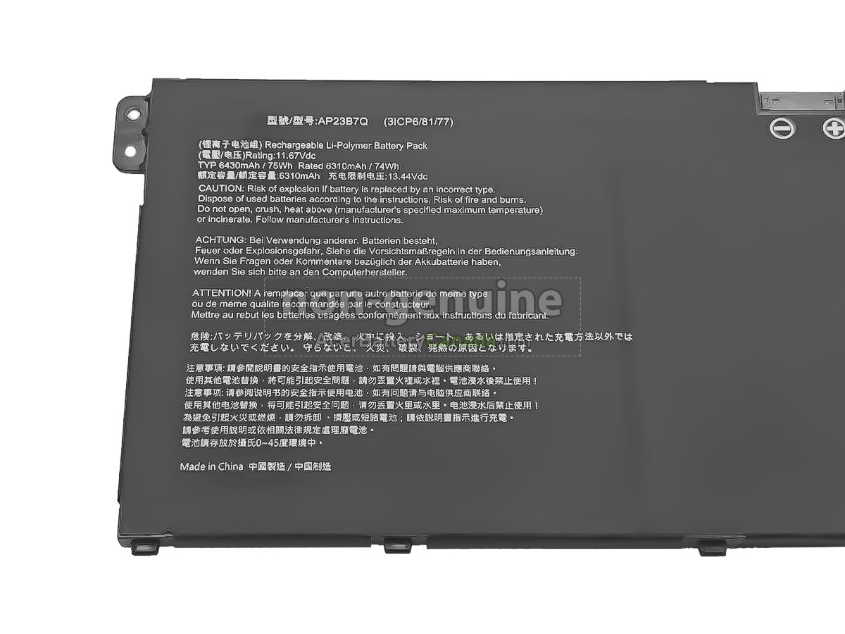 Acer SWIFT 14 AI SF14-61T-R49D battery replacement