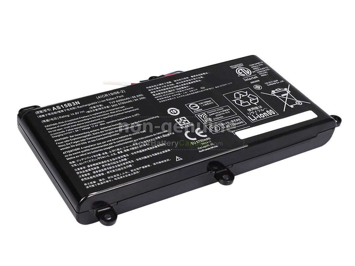 Acer Predator 15 G9-591-731D battery replacement
