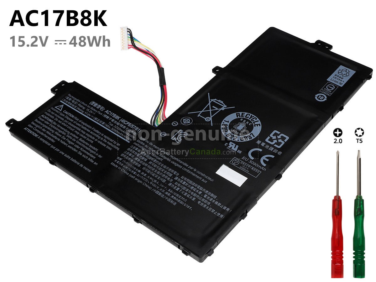 Acer AC17B8K battery replacement