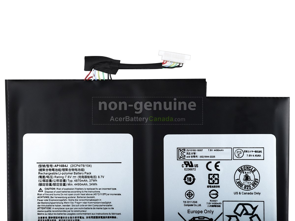 Acer Aspire SWITCH ALPHA 12 SA5-271-5623 battery replacement