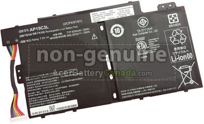 7.5V 4030mAh Acer AP15C3L(2ICP4/91/91) Battery Replacement